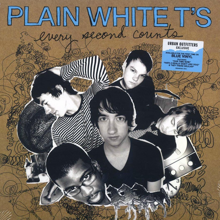 Plain White T's Every Second Counts (Limited Edition, Blue Colored Vinyl, Bonus Track) - Vinyl