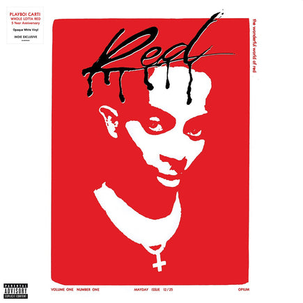 Playboi Carti Whole Lotta Red (5 Year Anniversary Edition) (Indie Exclusive) [Rain Cloud White 2LP] [Alternate Cover] - Vinyl