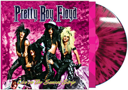 Pretty Boy Floyd Live On The Sunset Strip - Pink/ black Splatter (Colored Vinyl, Pink, Black, Bonus Tracks) - Vinyl