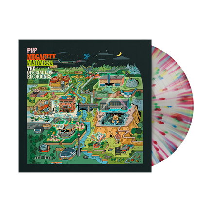 PUP Megacity Madness (The Official Live Recordings) [Multicolor Splatter LP] - Vinyl