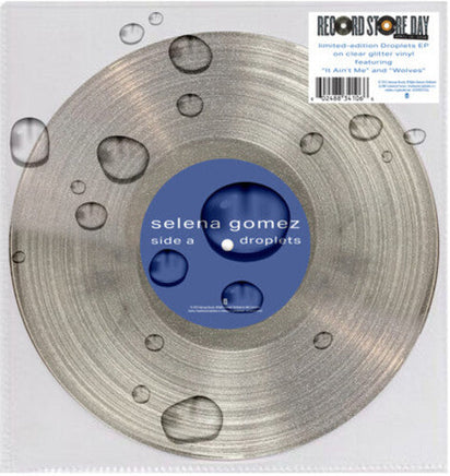 Selena Gomez Droplets (RSD Exclusive, 10-Inch Clear U.V. Printed Vinyl) - Vinyl