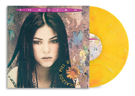 Shakira Pies Descalzos (30Th Anniversary Vibrant Yellow W/Red Swirl Marble Colored Vinyl) - Vinyl