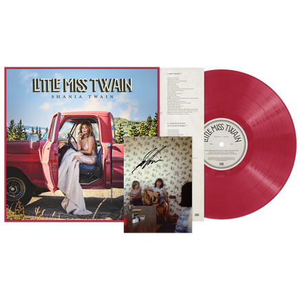 Shania Twain Little Miss Twain (Limited Indie Exclusive) [Rosie Red LP] [Signed Insert] - Vinyl
