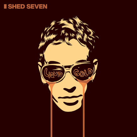 Shed Seven Liquid Gold [Red/Black Marble Vinyl] - Vinyl