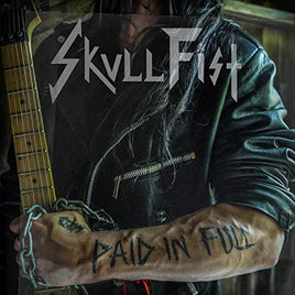 Skull Fist Paid In Full (White/black marbled) - Vinyl