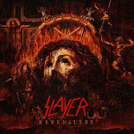 SLAYER Repentless (Indie Exclusive) [Clear Silver Red Splatter] - Vinyl