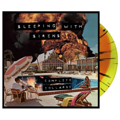Sleeping With Sirens Complete Collapse (Easter Yellow & Transparent Orange Colored Vinyl) - Vinyl
