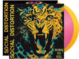 Social Distortion Born To Kill (Indie Exclusive) (Limited Edition, Pink & Yellow Colored Vinyl) (2 Lp's) - Vinyl