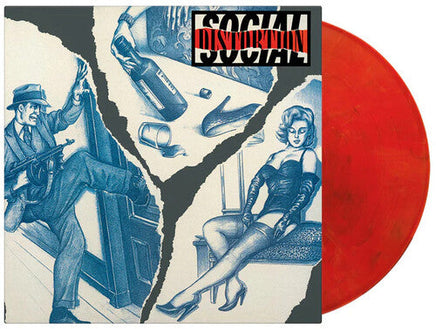 Social Distortion Social Distortion (Limited 180G) [Translucent Red, Black & White Marble Vinyl] [Import] - Vinyl