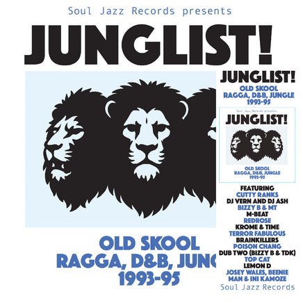 Soul Jazz Records Presents JUNGLIST! Old Skool Ragga, D&B, Jungle - Vinyl