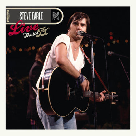 Steve Earle Live From Austin, TX (180 Gram Blue Colored Vinyl) (2 Lp's) - Vinyl