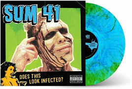Sum 41 Does This Look Infected (Limited Edition, Blue Swirl Vinyl 180 Gram Vinyl) [Import] - Vinyl