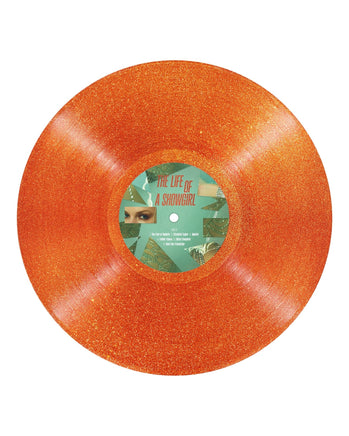 Taylor Swift The Life Of A Showgirl [Sweat And Vanilla Perfume Portofino Orange Glitter Vinyl] - Vinyl
