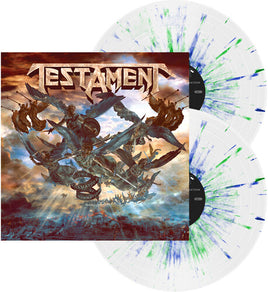 Testament The Formation of Damnation (Limited Edition, White w/ Blue & Green Splatter) (2 Lp's) - Vinyl