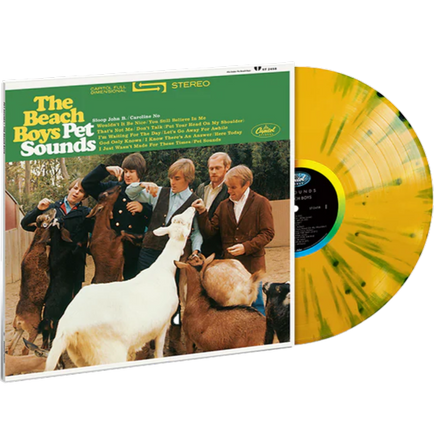 The Beach Boys Pet Sounds (Limited Edition, Yellow & Green Splatter Colored Vinyl) - Vinyl
