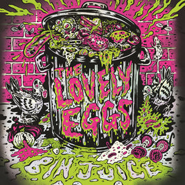 The Lovely Eggs Bin Juice (Indie Exclusive Neon Toxic Slime Green Vinyl) - Vinyl
