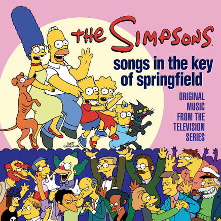 The Simpsons Songs In The Key Of Springfield (Original Music From The Television Series) [Canary Yellow/Baby Pink] [2LP] - Vinyl