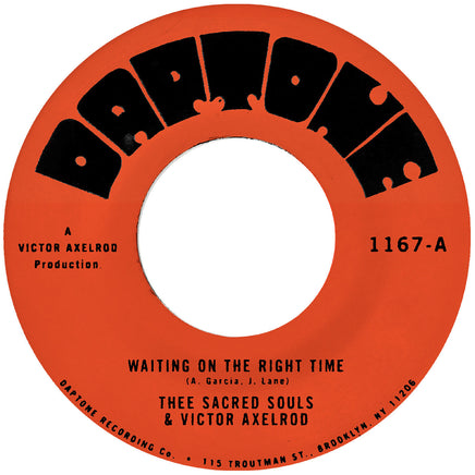 Thee Sacred Souls Waiting On The Right Time B/W Waiting #2 - Vinyl