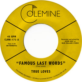 True Loves Famous Last Words (7" Single) - Vinyl