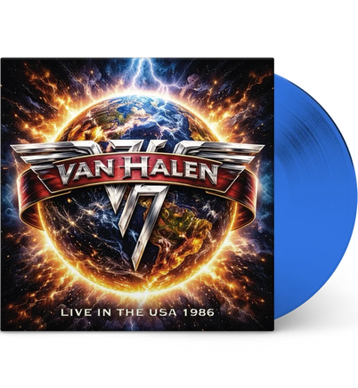 Van Halen Live In The USA 1986. FM Radio Broadcast (Limited Edition, Blue Colored Vinyl) [Import] - Vinyl