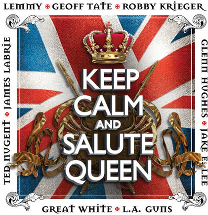 Various Artists [Keep Calm & Salute Queen - red/ white - Vinyl