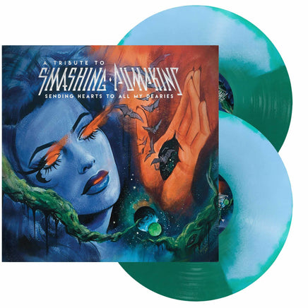 Various Artists Sending Hearts To All My Dearies (Smashing Pumpkins Tribute) [Baby Blue + Green] [2LP] - Vinyl