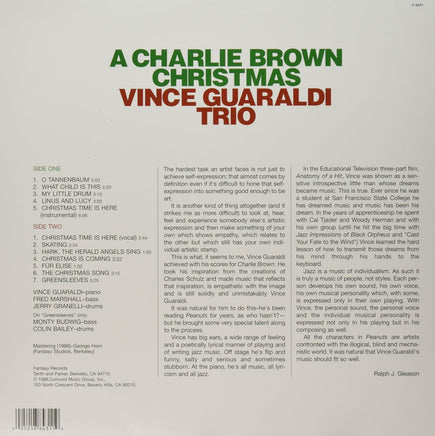 Vince Guaraldi Trio A Charlie Brown Christmas Vinyl LP (CHRISTMAS RED VINYL) - Vinyl