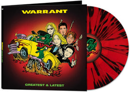 Warrant Greatest & Latest (Limited Edition, Red & Black Splatter Colored Vinyl) - Vinyl