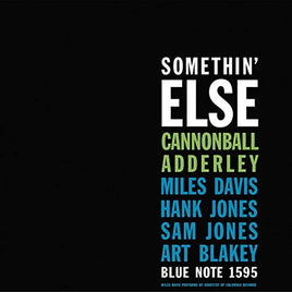 Cannonball Adderley Somethin' Else [Blue Note Classic Vinyl Edition LP] - Vinyl