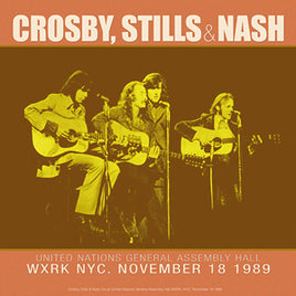 Crosby, Stills & Nash Live At United Nations General Assembly Hall 1989 - Vinyl