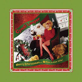 Cyndi Lauper Merry Christmas…Have a Nice Life! (Clear with Red & White "Candy Cane" Swirl Vinyl) - Vinyl