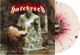 Hatebreed Weight of the False Self (Bone w/ Blood Splatter) (White, Red) - Vinyl