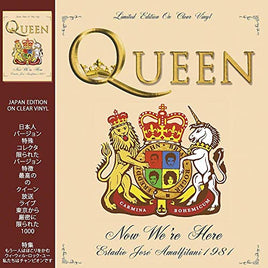 Queen Now We're Here - Estadio Jose Amalfitani 1981 - (Limited Edition, Clear Vinyl) [Import] - Vinyl