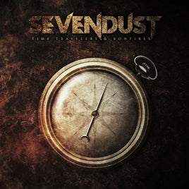 Sevendust Time Travelers & Bonfires (Clear w/ Black Smoke Colored Vinyl, Rocktober 2018 Exclusive) - Vinyl