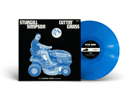 Sturgill Simpson Cuttin' Grass Vol. 2 (Cowboy Arms Sessions) | Indie Exclusive | Blue w/White Swirl Vinyl) - Vinyl