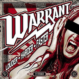 Warrant LOUDER HARDER FASTER (RED VINYL) - Vinyl